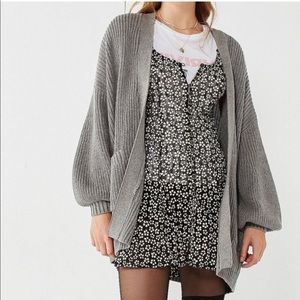 Urban Outfitters BDG Charlie dolman cardigan gray